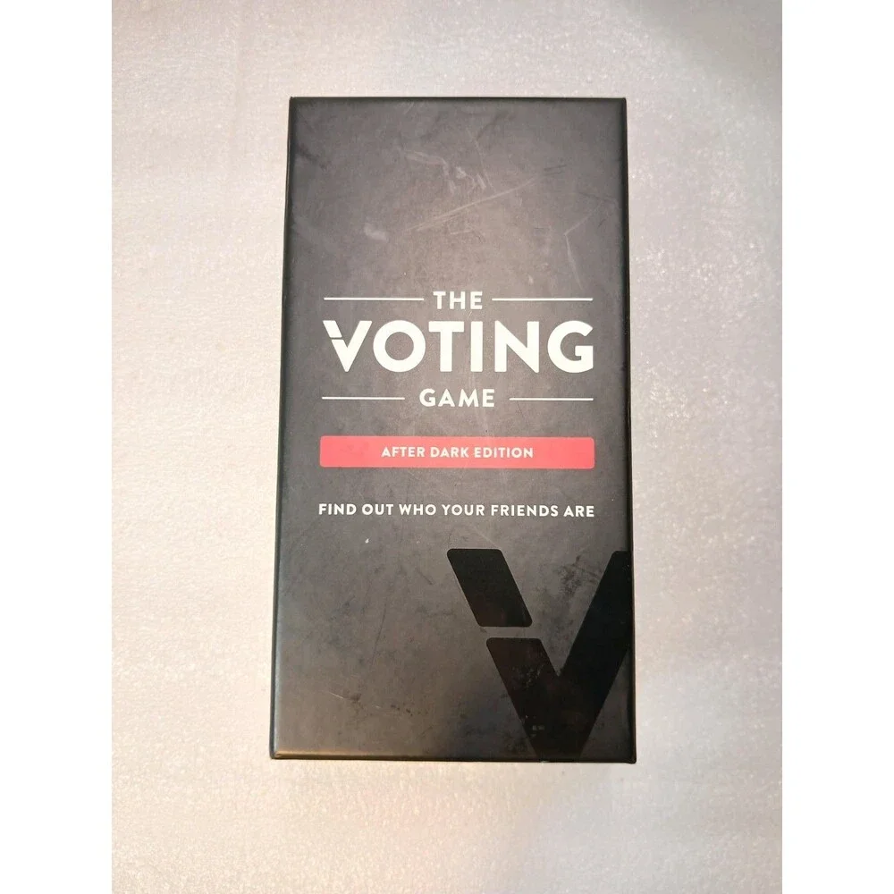 The Voting Game After Dark Adult Party Card Game New Sealed